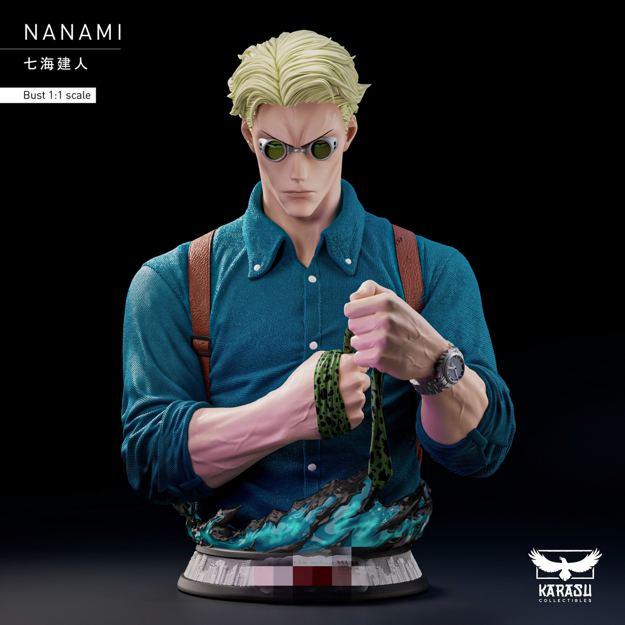 Pre-order * Karasu Studio Jujutsu Kaisen Nanami Kento Bust Resin