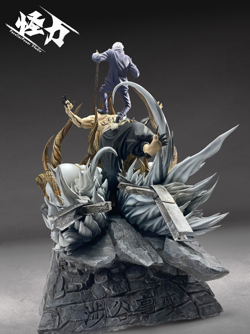 Statue Satoru Gojo Vs Jogo - Jujutsu Kaisen - 22 Cm - PVC - 2025