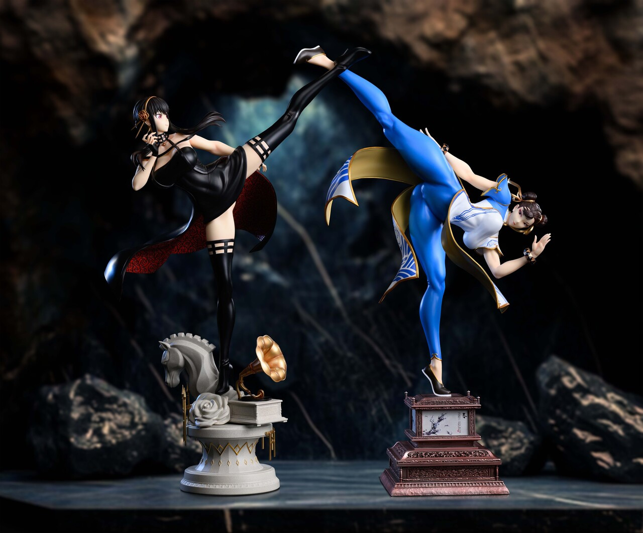 Pre-order * Xpic Studio Chun-Li VS Yor Forger Resin Statue