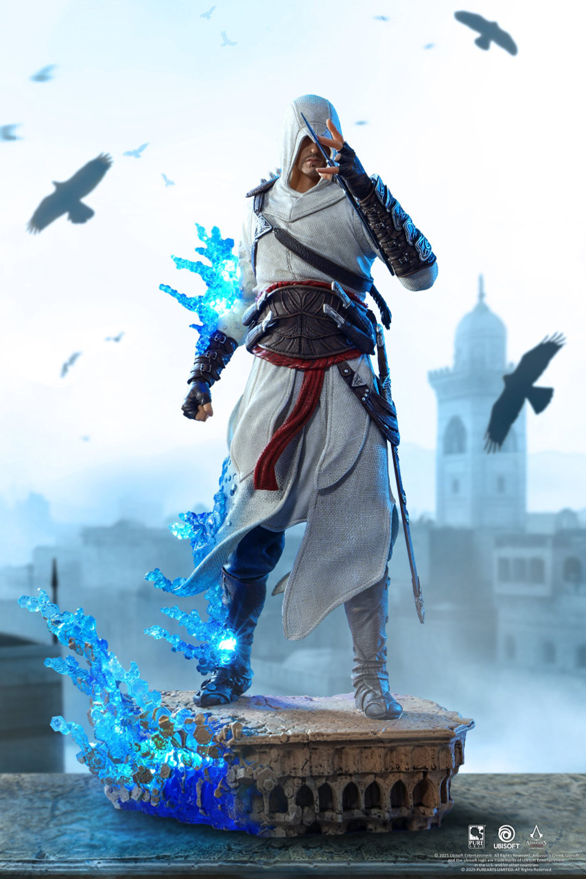 アサシンクリードPureArts Altaïr 1/6 スタチュー フィギュア Ubisoft's Assassin's Creed Animus Altair Statue – PureArts