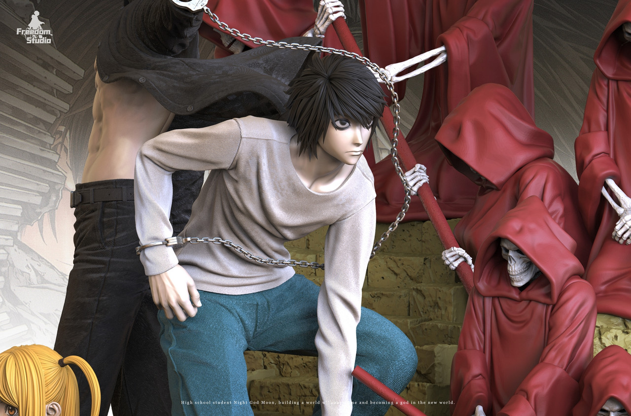 Pre-order * Freedom Studio Death Note Light Yagami & L & Misa