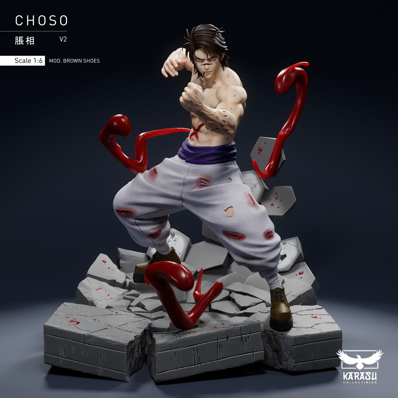 Pre-order * Karasu Studio Jujutsu Kaisen Choso 2.0 Resin