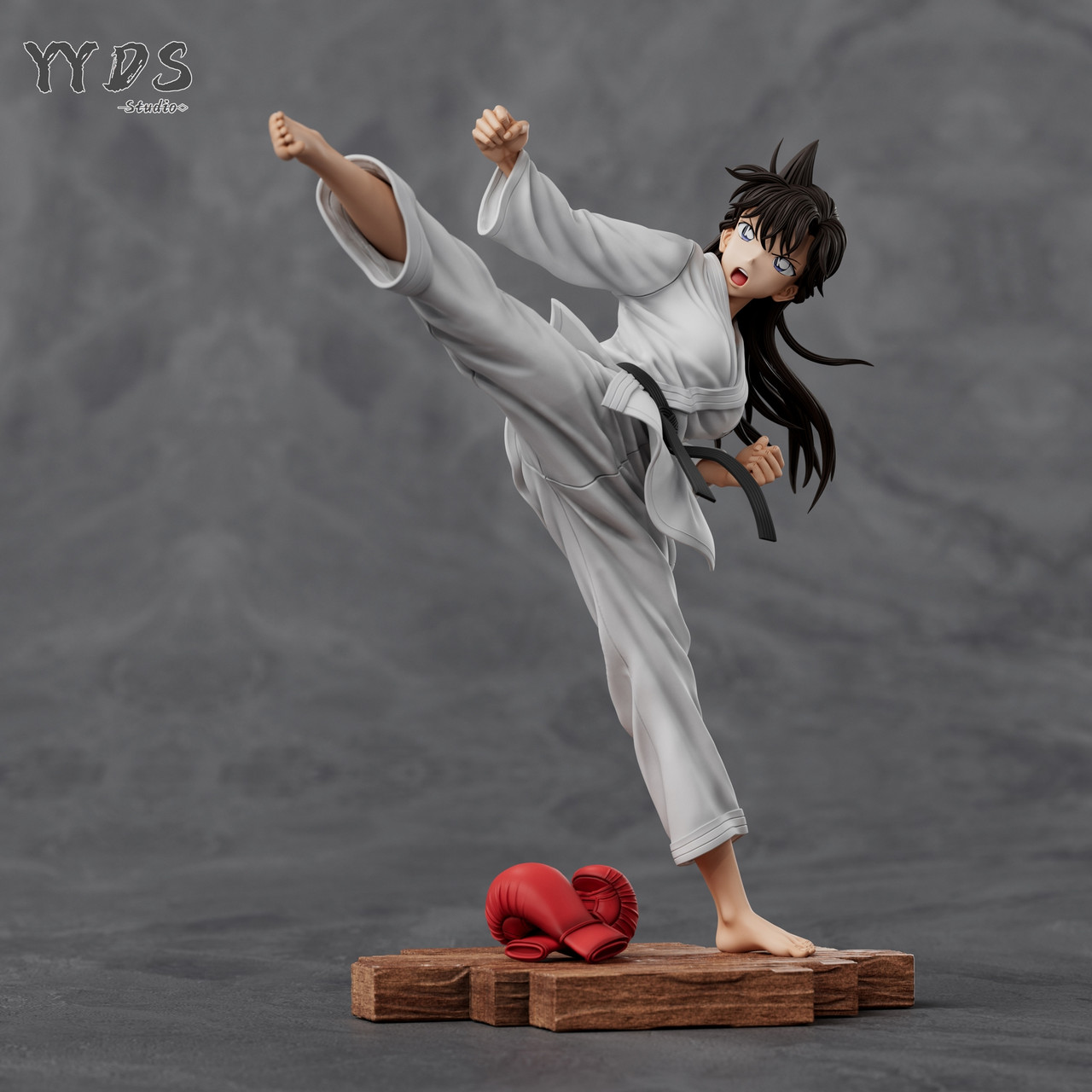 DAN Poundy Moo フィギア Pre-order * YYDS Studio Detective Conan karate Mouri Ran Resin