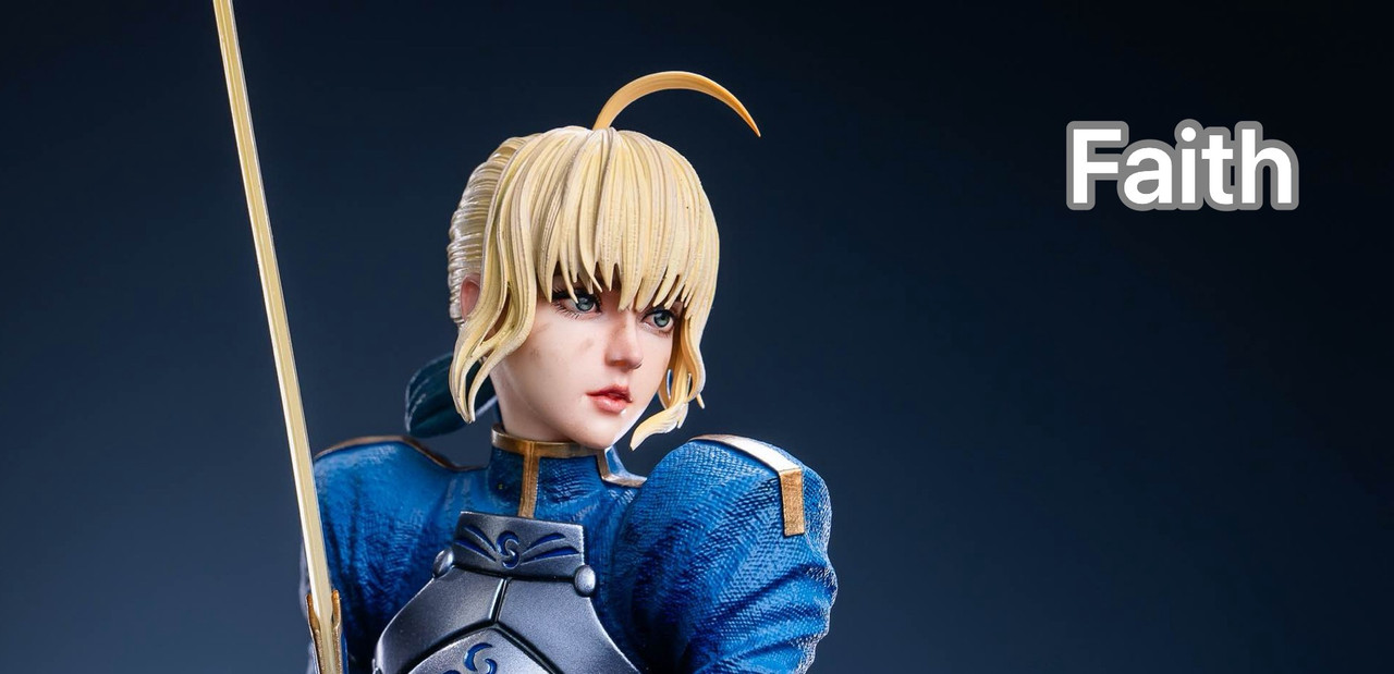 Pre-order * Faith Studio Fate N003-Saber Resin Statue - Bucket&Shovel