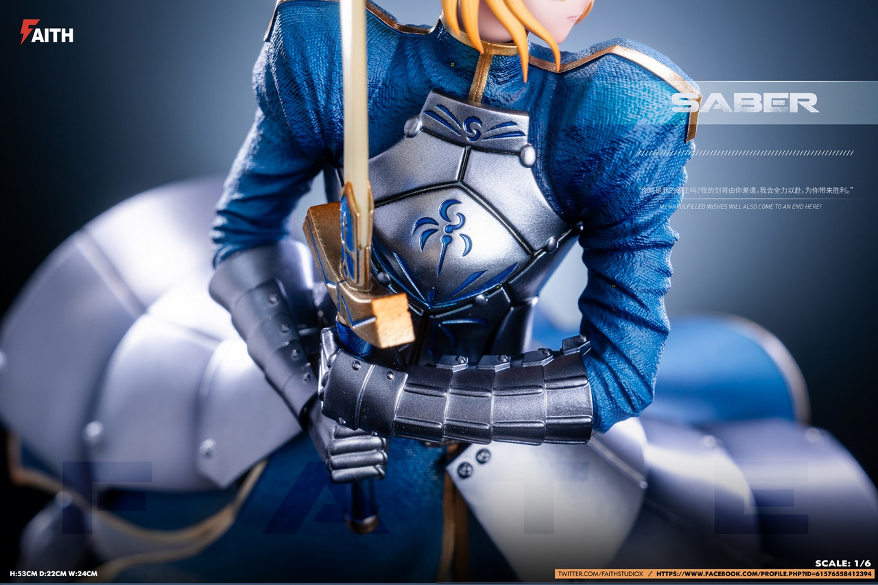 Pre-order * Faith Studio Fate N003-Saber Resin Statue - Bucket&Shovel