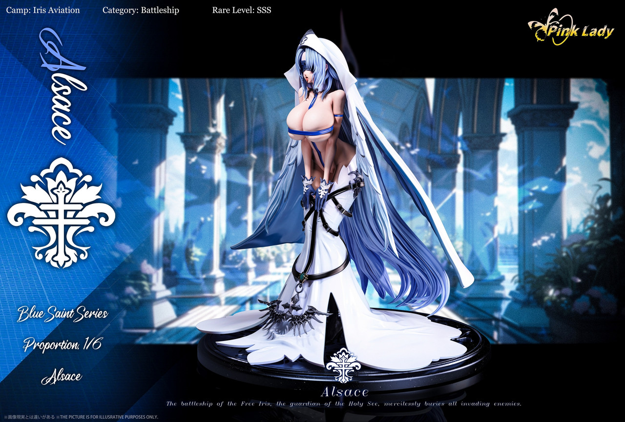 ぷさん専用 Pre-order * Pinklady Studio Azur Lane FFNF Alsace Resin Statue
