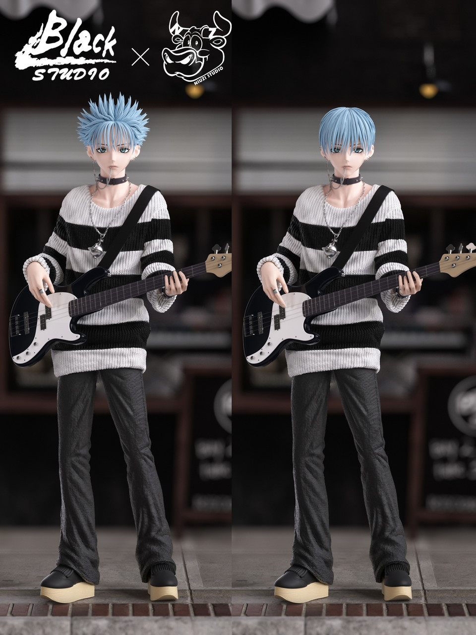 Johnny&#39;s - nana Pre-order * Black Studio NANA 1/6 Okazaki Shinichi 2.0 Resin