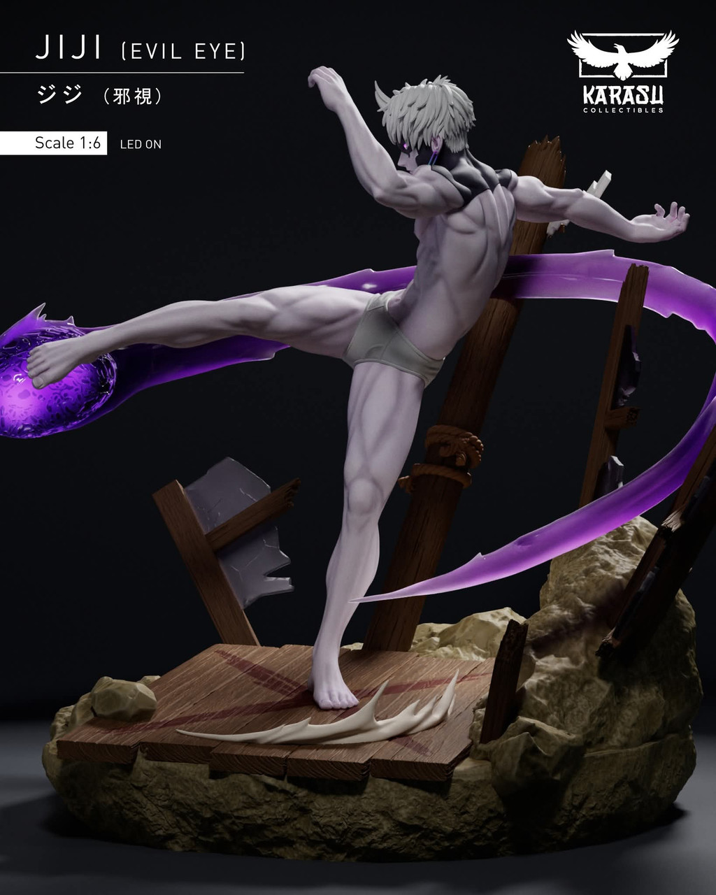 Pre-order * Karasu Studio DAN DA DAN JIJI Resin Statue - Bucket&Shovel