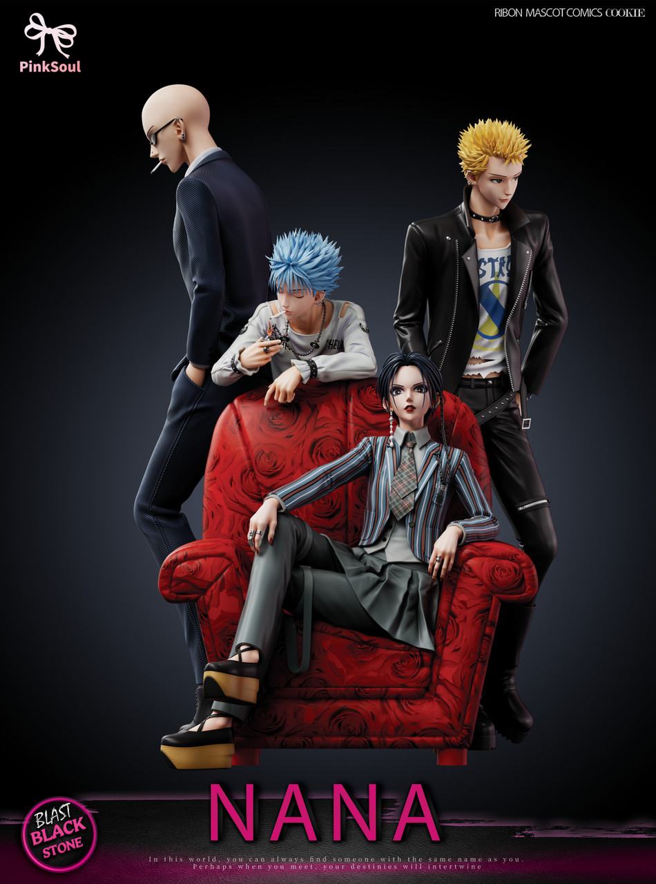 Overselling * Pinksoul Studio NANA BLACK Stone Resin Statue