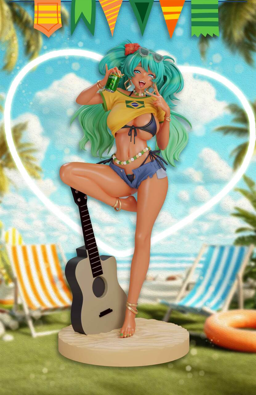 Pre-order * Make zero Studio Brazil Hatsune Miku Resin Statue