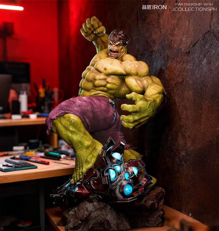 Pre-order * PJMQ Studio The Hulk Resin Statue - Bucket&Shovel