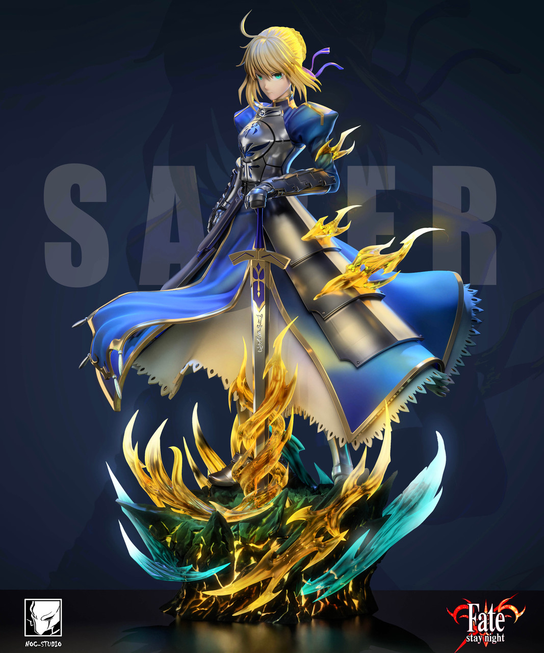 Pre-order * Noc Studio Fate Saber Resin Statue - Bucket&Shovel
