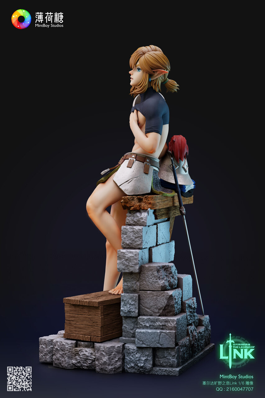ゼルダMintboy のThe 伝説 MintBoy リンク スタチュー フィギュア