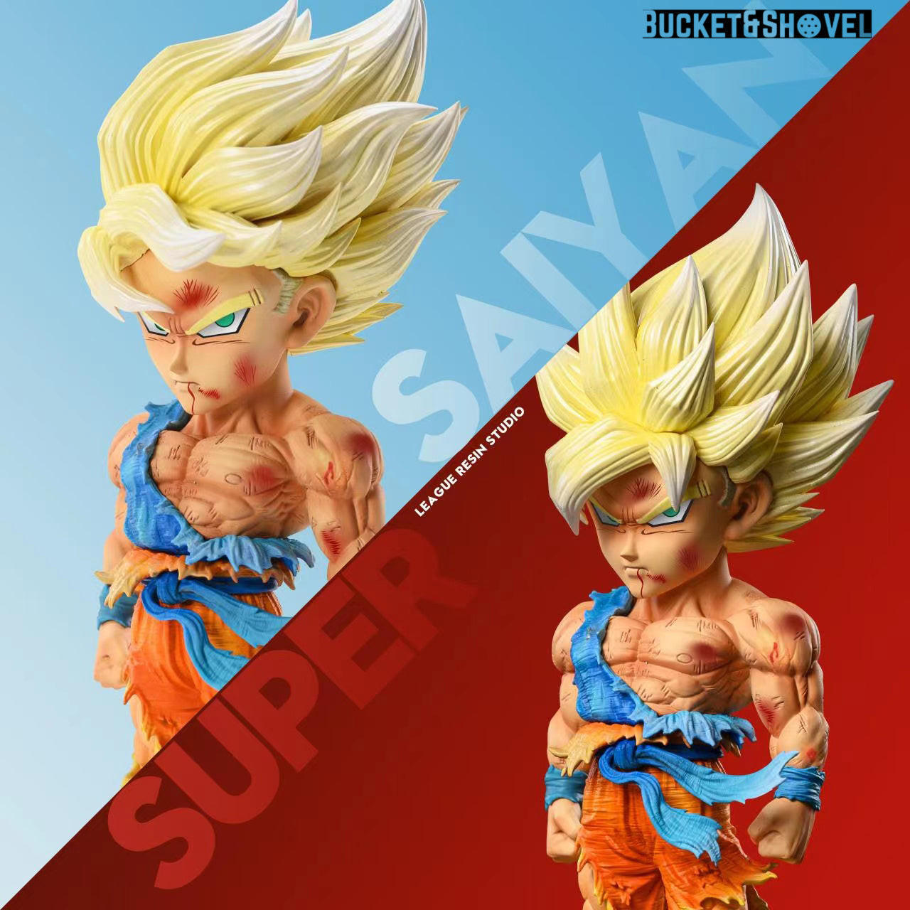 Super Saiyan 3 Son Goku - Dragon Ball Resin Statue - VV Studio [Pre-Order]