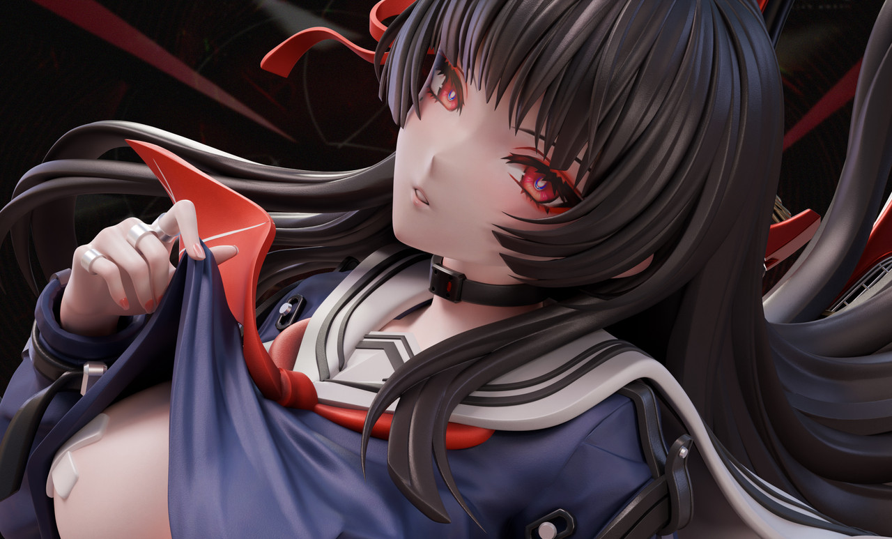 ウェンブリースタジアム　削り出しフィギュア Overselling * MiYin Studio Wuthering Waves Chisa Resin Statue