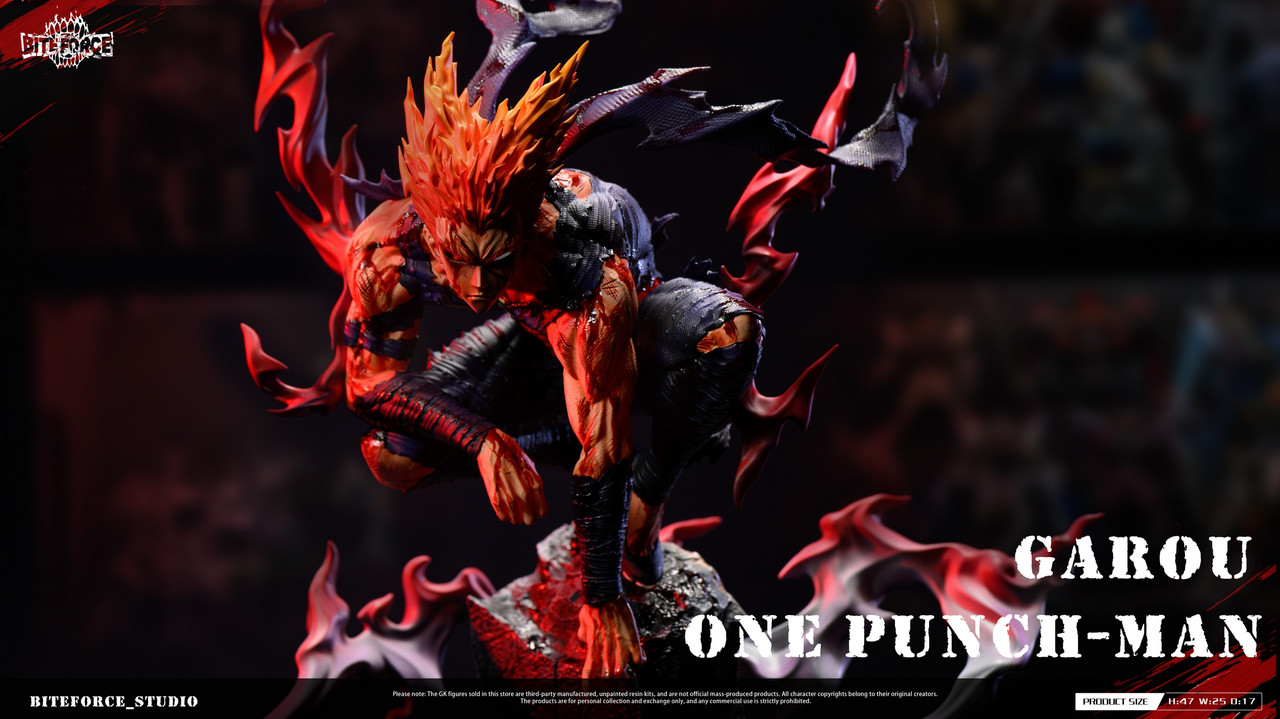 garou Pre-order * Bite Force Studio One Punch Man Garou Resin Statue