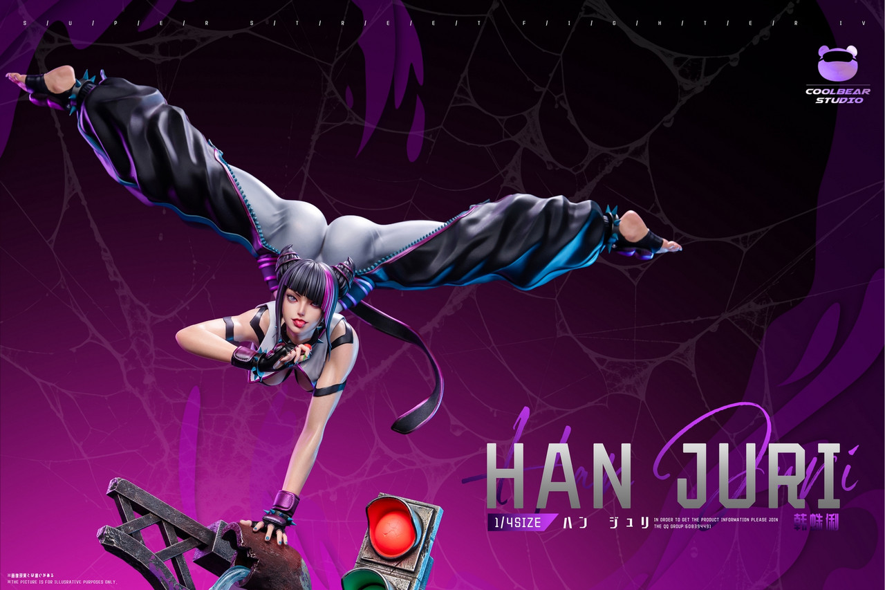 Pre-order * Coolbear Studio Street Fighter Han Juri Resin Statue