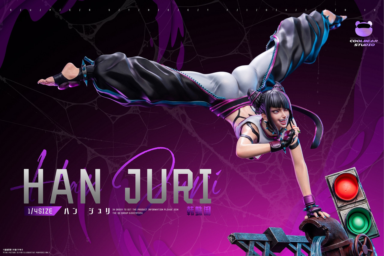 Pre-order * Coolbear Studio Street Fighter Han Juri Resin Statue