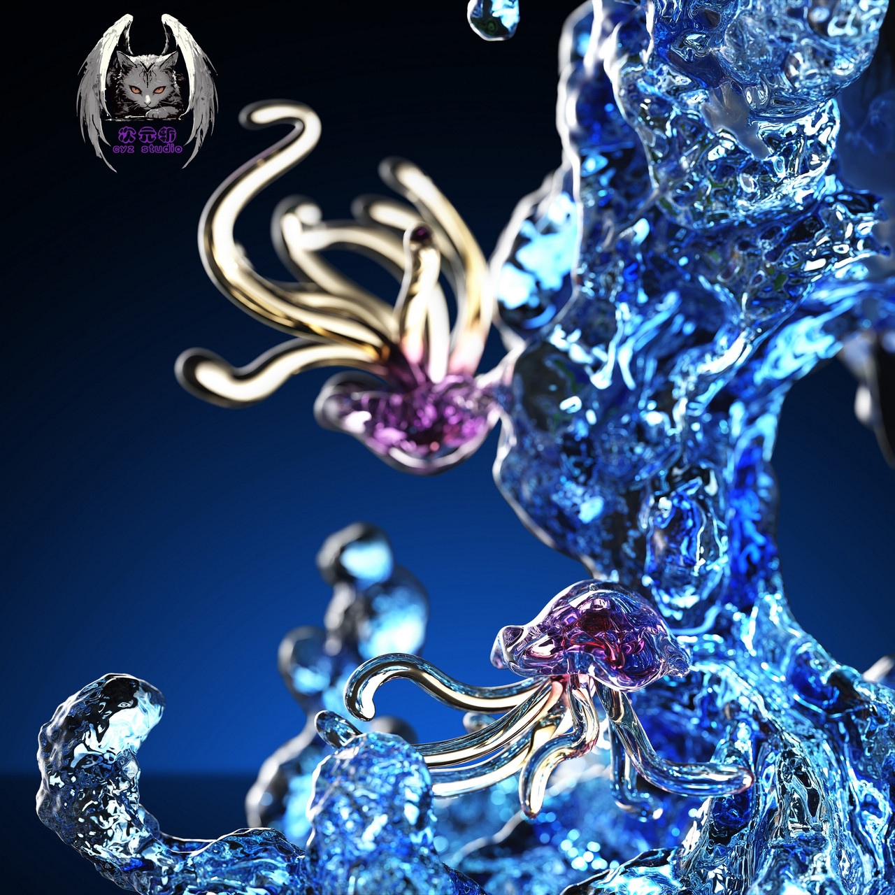 Pre-order * CYZ Studio NieR: Automata C.C＆2B Resin Statue