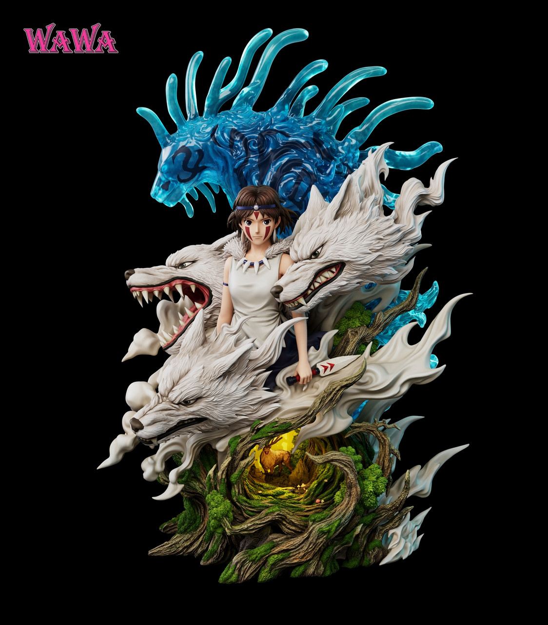 Pre-order * Wawa Studio Princess Mononoke Resin Statue - Bucket&Shovel