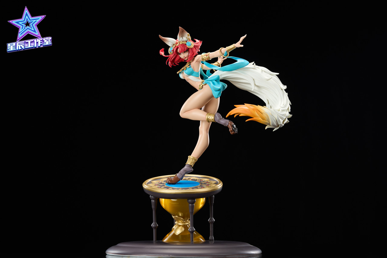 Pre-order * XC Studio Falling Fire Spirit Dance Ahri Resin Statue