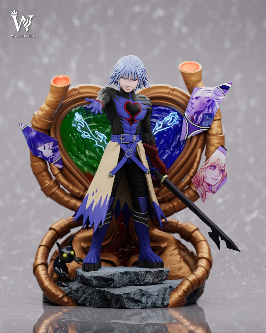 【Riku】 Pre-order * Wake Studio KINGDOM HEARTS Riku Resin Statue
