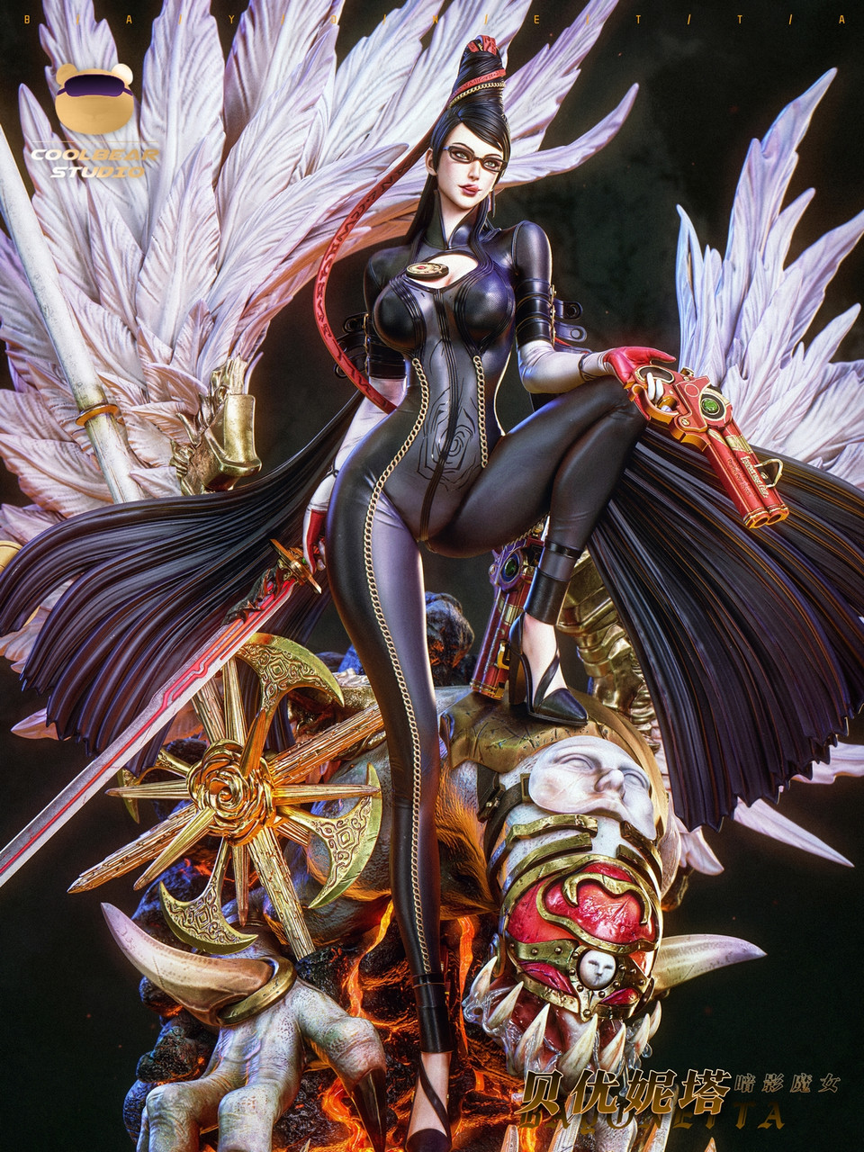 Pre-order * Coolbear Studio Bayonetta Fighter Series 2 Bayonetta