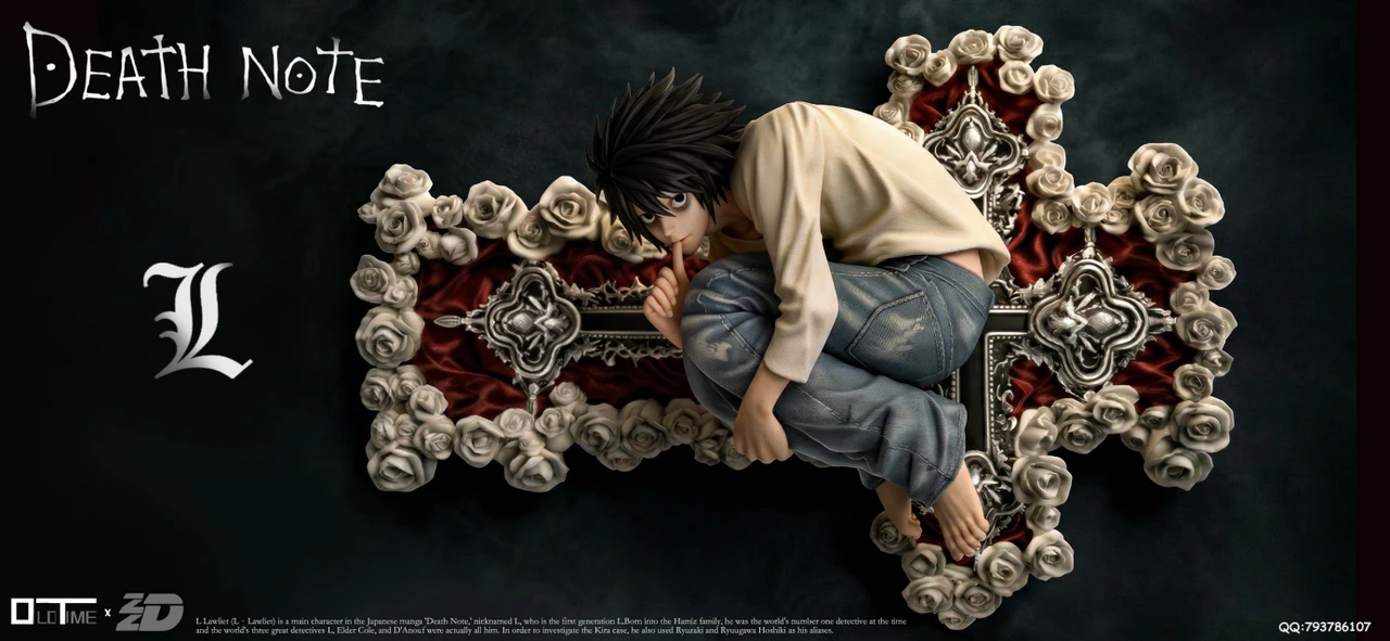 Pre-order * Old Time studio X ZZDD DEATH NOTE L·Lawliet Resin 