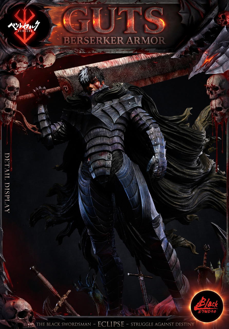 Pre-order * Black Studio Berserk Guts Resin Statue - Bucket&Shovel