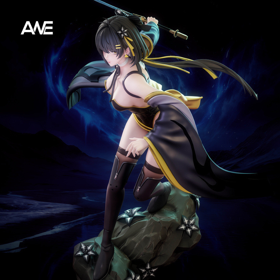 Pre-order * ANE Studio Wuthering Waves Rover Resin＆PU Statue