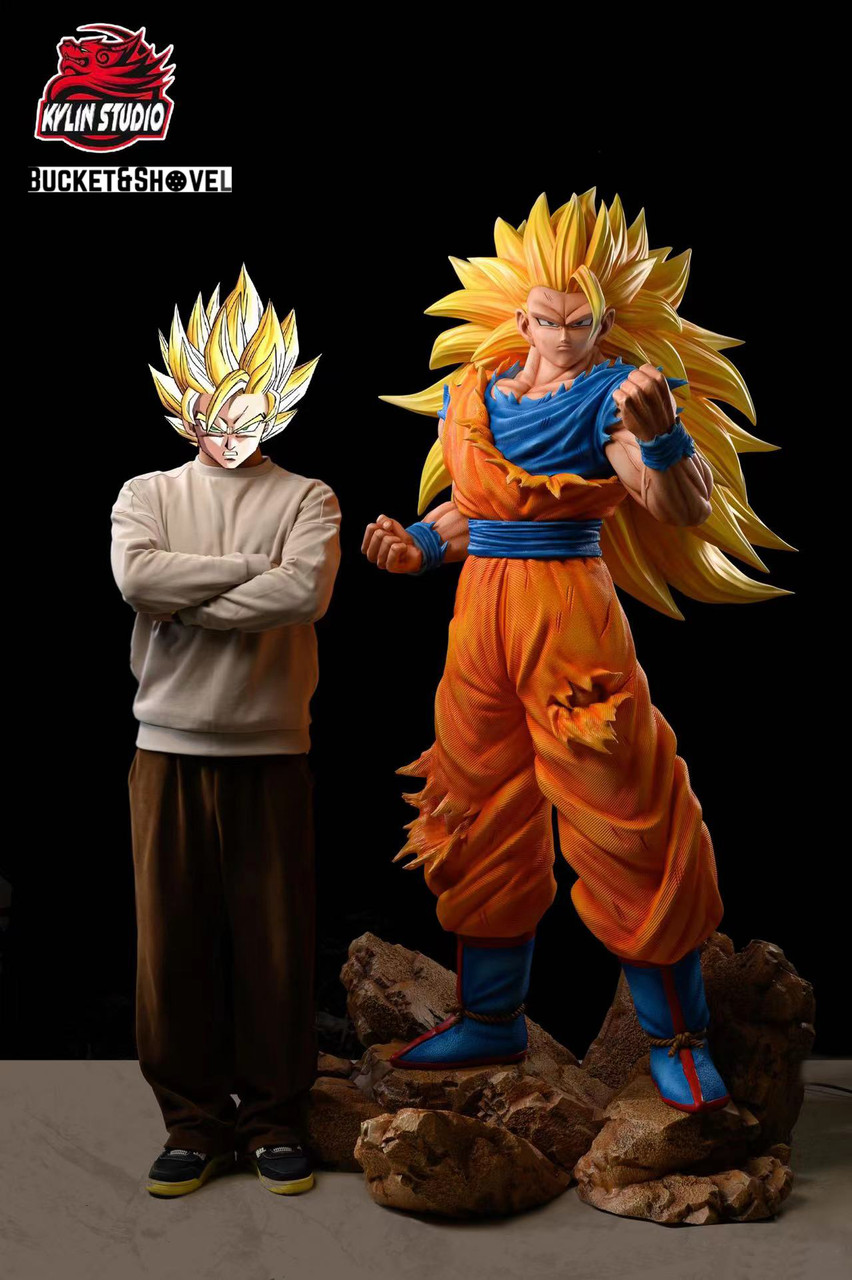 Statue en résine Dragon Ball Infinite Studio Super Saiyan 3 Goku