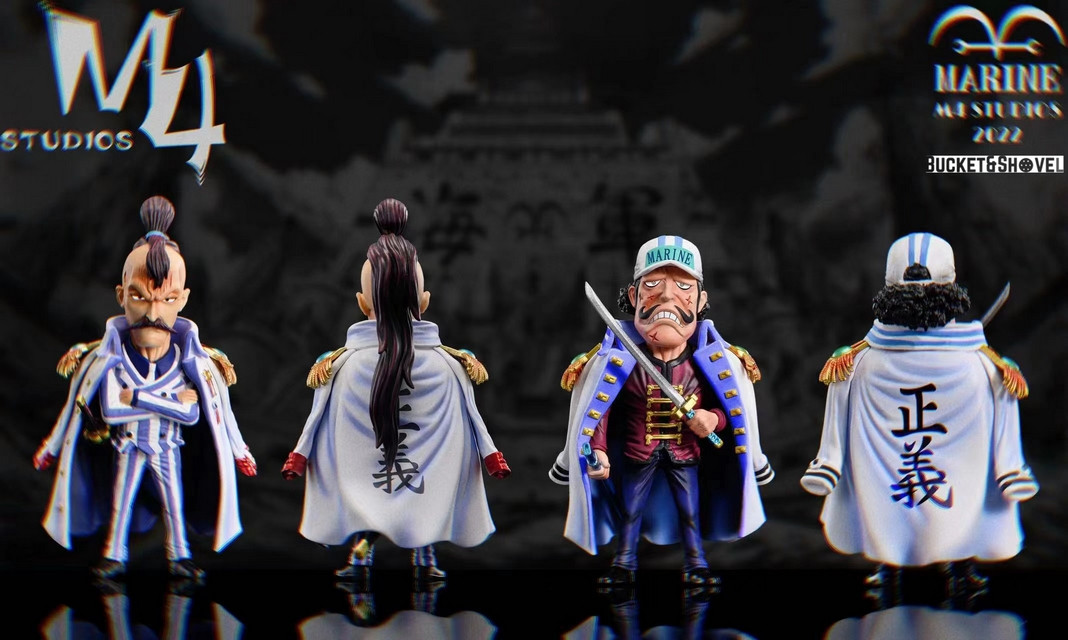 Pre-order * M4 Studio One Piece Marine characters series Vol.10