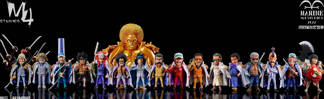 Pre-order * M4 Studio One Piece Marine characters series Vol.10