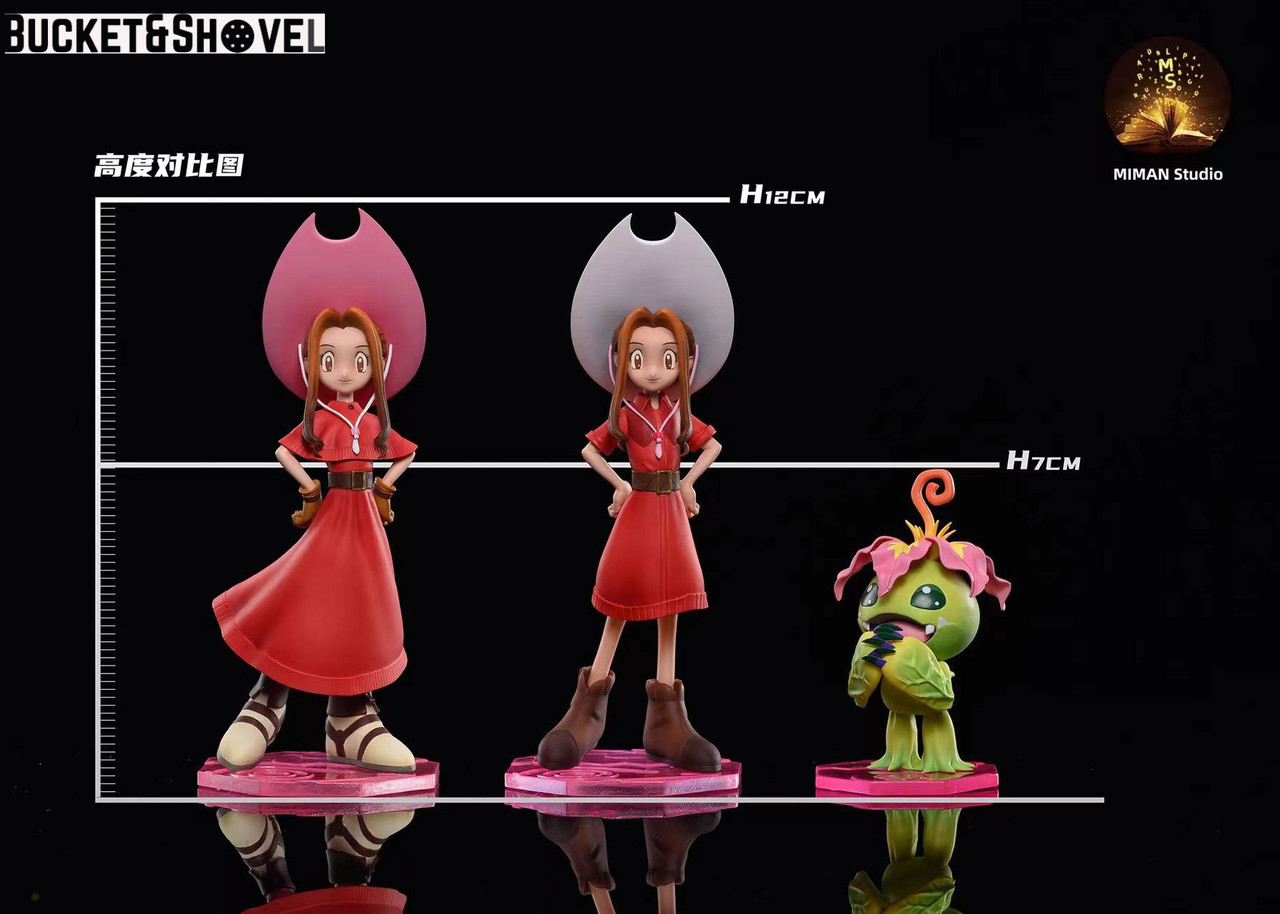 Pre-order * Miman Studio Digimon TACHIKAWA MIMI＆Palmon Resin