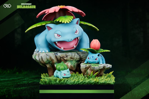 * Pre-order * Wu Xian Studio Pokémon Bulbasaur evolutionary group Resin Statue #1