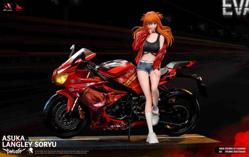 Pre-order * KOL Studio EVA motorcycle girl Asuka Resin