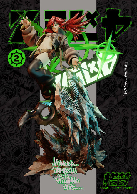 *Pre-order * Dream hunter Studio GACHIAKUTA Riyo Reaper Resin Statue #1