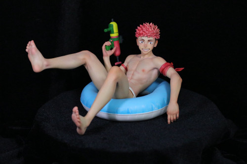 Licensed*Pre-order * Shaoniantang Studio Beitemian  swimming ring boy Resin Statue #7