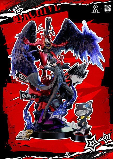 *Pre-order * Aftershock Studio & Fibonacci Studio Persona 5 Amamiya Ren Joker & Arsène  Resin Statue #6