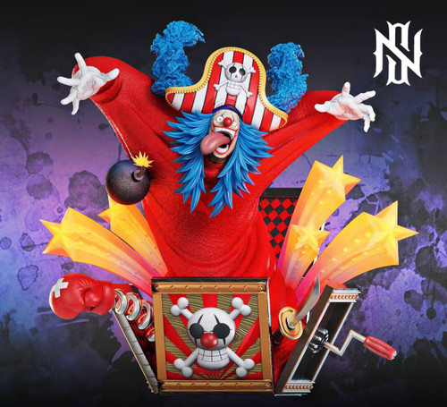 *Pre-order * SN Studio One Piece sitting position Buggy Resin Statue #1