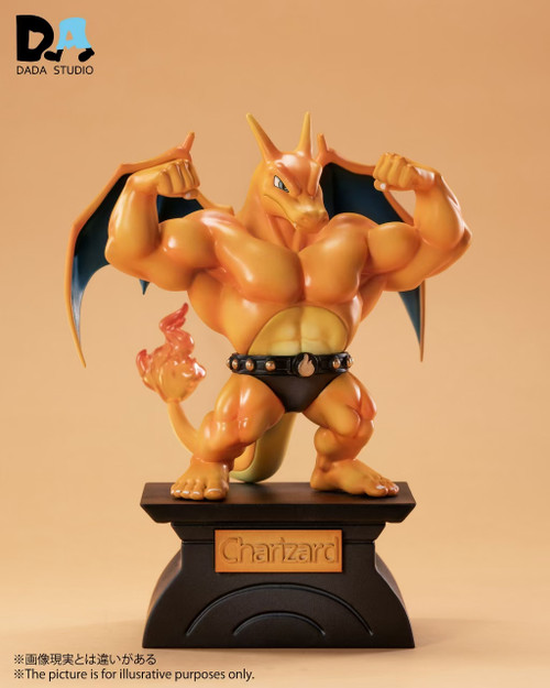 *Pre-order * DA Studio Pokemon Muscle Stone Statue Charizard Resin Statue #4