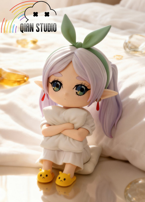 *Pre-order * Qian Studio Frieren: Beyond Journey's End Q version Frieren Resin Statue #1