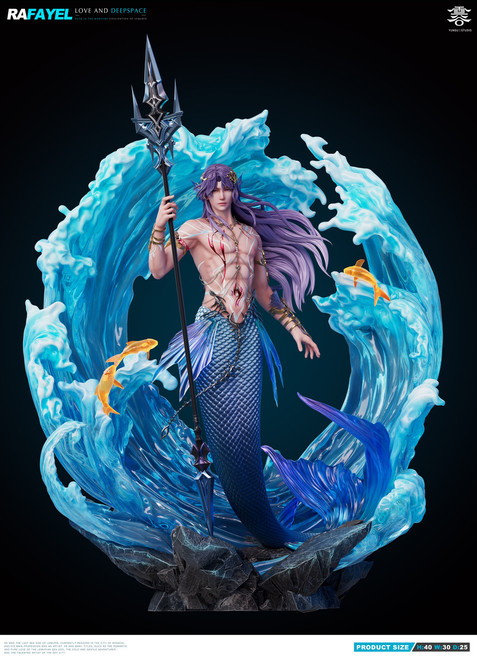 *Pre-order * Yun Gu Studio Love and Deepspace mermaid Rafayel Resin Statue #