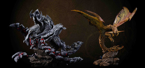 *Pre-order * Sword X Wing Studio Monster Hunter Rey Dau＆Arkveld Resin Statue #5