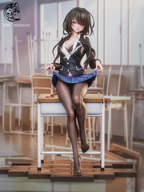 *Pre-order * Hui Man Studio Date A Live School Uniform Kurumi Tokisaki Resin Statue #1