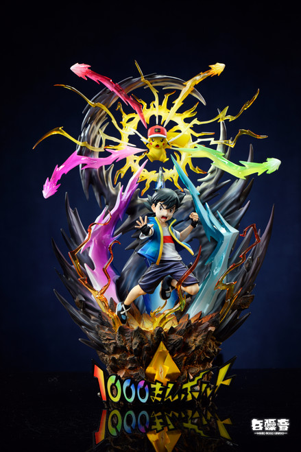 *Pre-order * Whitenoise Studio Pokémon Ash Ketchum＆Pikachu Resin Statue #6