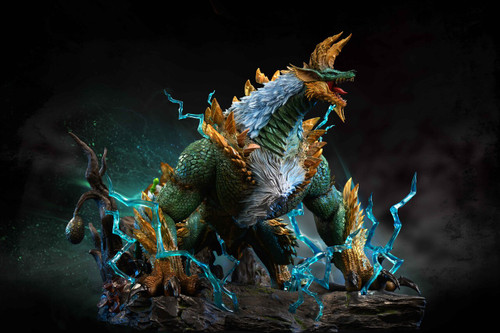 *Pre-order * SWORD&WING Studio Monster Hunter Zinogre＆Stygian Zinogre Resin Statue #9