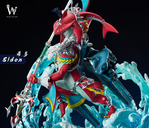 *Pre-order * Wake Studio The Legend of Zelda Sidon Resin Statue #7