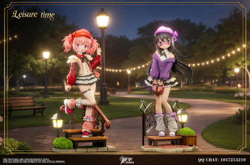 *Pre-order * Chenyv Studio Puella Magi Madoka Magica Kaname Madoka&Akemi Homura Resin Statue #1