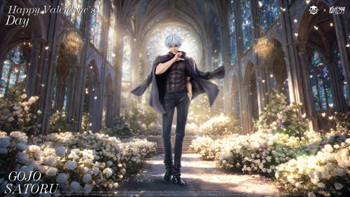*Pre-order * ZanyJoke Studio Jujutsu Kaisen  Valentine's Day Satoru Gojo Resin Statue #8